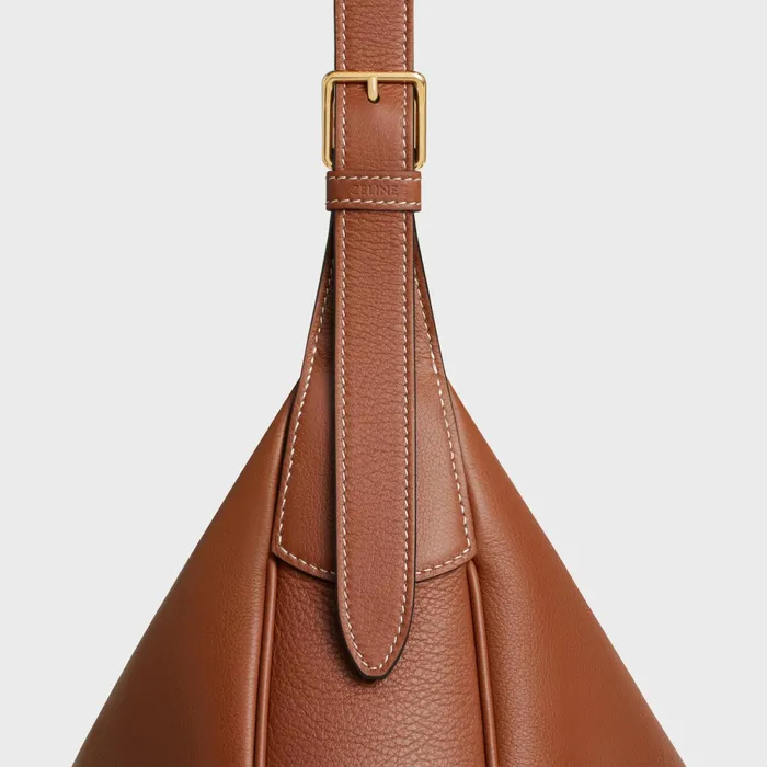 Heloise Bag In Supple Calfskin Tan Women CELINE CUIR TRIOMPHE Heloise Bag In Supple Calfskin Tan Women CELINE CUIR TRIOMPHE