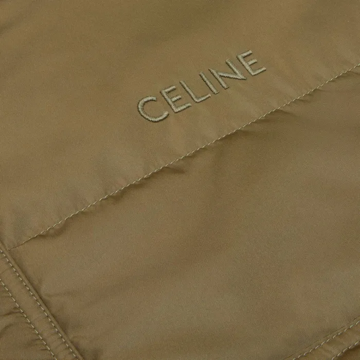 Hunting Jacket In Lightweight Nylon Light Brown Women CELINE JACKETS