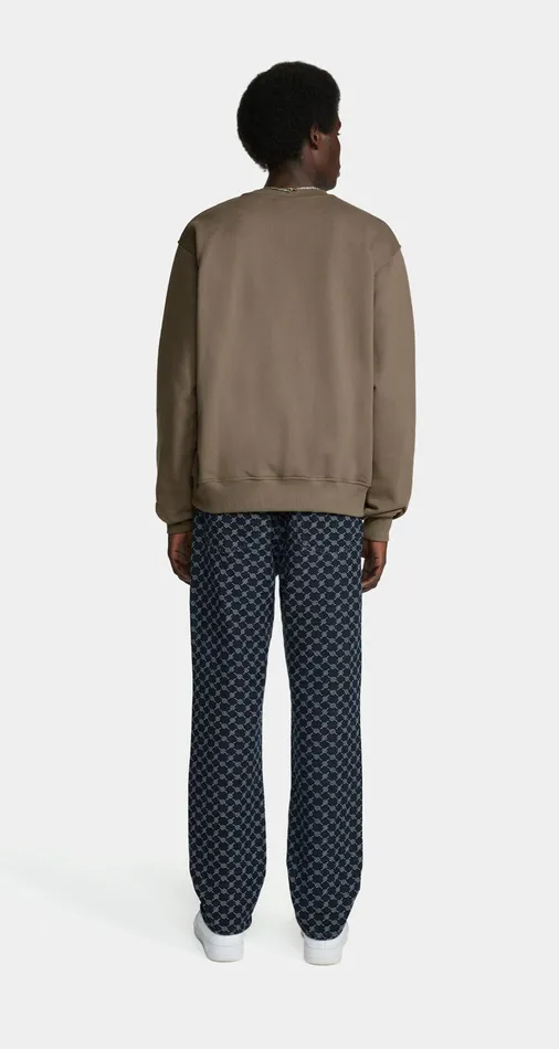 Iron Taupe Oversized Rashad Sweater Men Daily Paper Hoodies and Sweaters