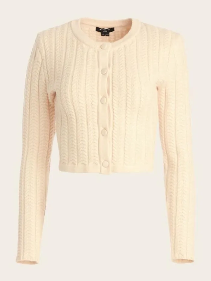 Jackets Women Marciano Hope Sweater Cardigan Clear Pink Jackets Women Marciano Hope Sweater Cardigan Clear Pink