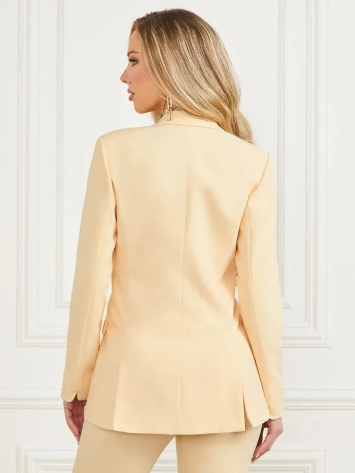 Jackets Women Marciano Kelly Blazer Yellow Dust Jackets Women Marciano Kelly Blazer Yellow Dust