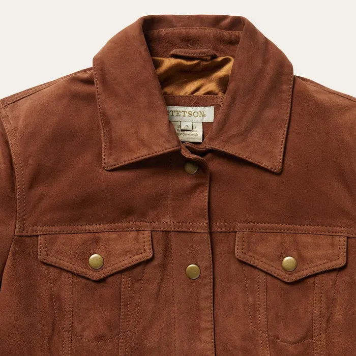 Jackets Women Stetson Classic Bomber Jacket Brown