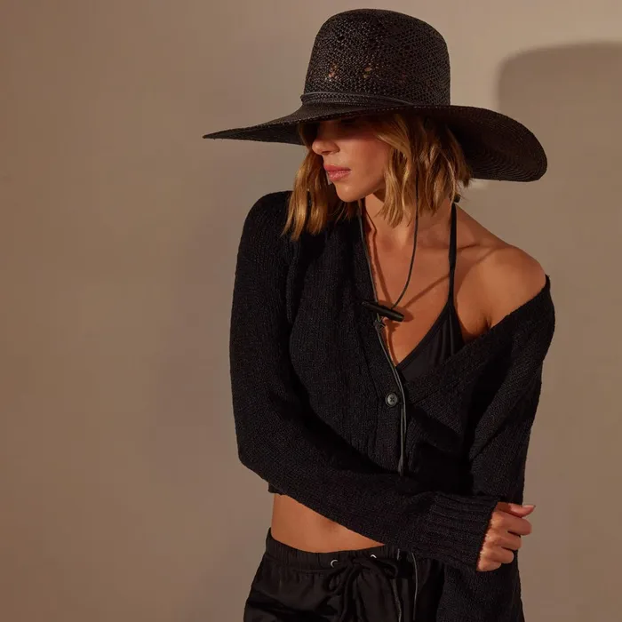 James Perse Hats Coastal Hat Black 8211 Women