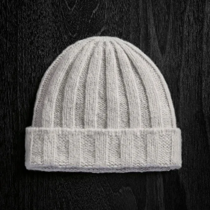 James Perse Hats Textured Cashmere Beanie Mist 8211 Women