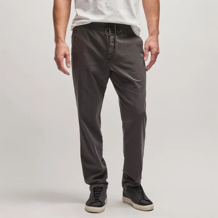 James Perse PantsDenim Cotton Twill Pant Magma Pigment 8211 Men