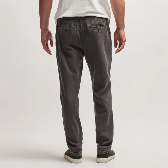 James Perse PantsDenim Cotton Twill Pant Magma Pigment 8211 Men