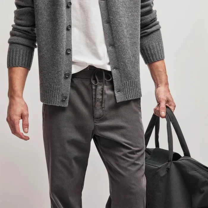 James Perse PantsDenim Cotton Twill Pant Magma Pigment 8211 Men
