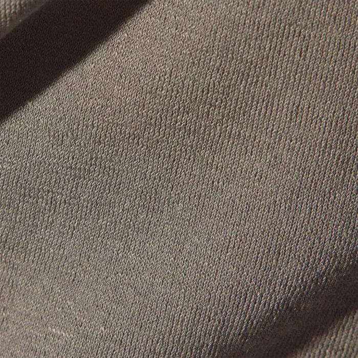 James Perse Sweaters Linen Blend Contrast Polo Silver Greywhite 8211 Men