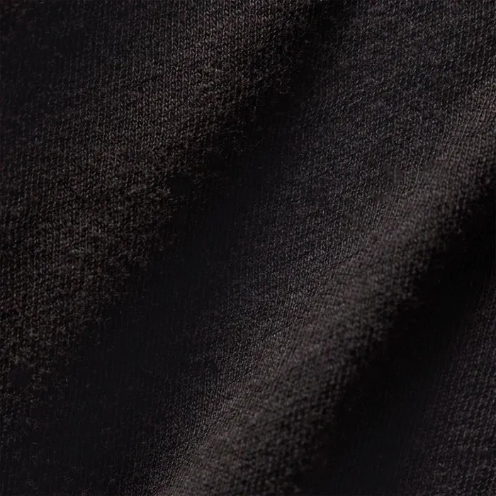 James Perse TShirts Slub Jersey Long Sleeve Crew Black 8211 Men