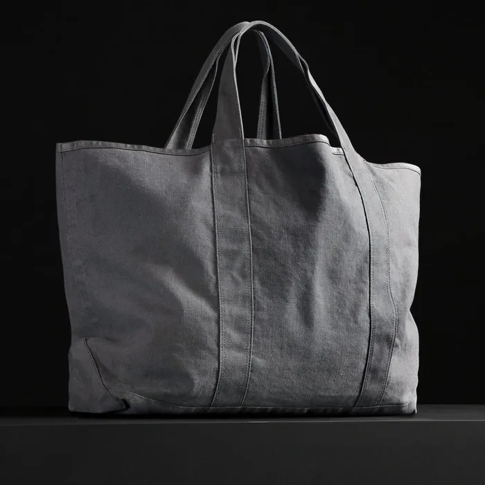 James Perse Tote Bags Large Canvas Tote Silver 8211 Men