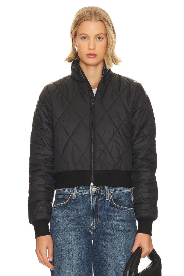 Josette Quilted Jacket Black Women Lovers and Friends Jackets and Coats