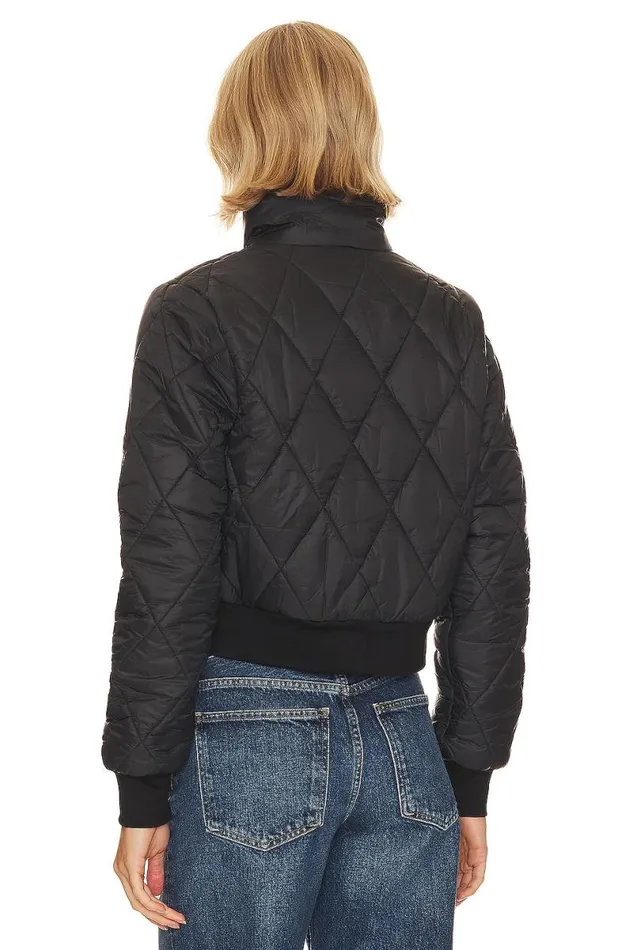 Josette Quilted Jacket Black Women Lovers and Friends Jackets and Coats