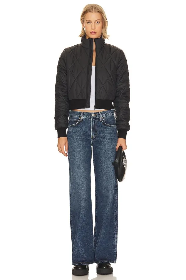Josette Quilted Jacket Black Women Lovers and Friends Jackets and Coats