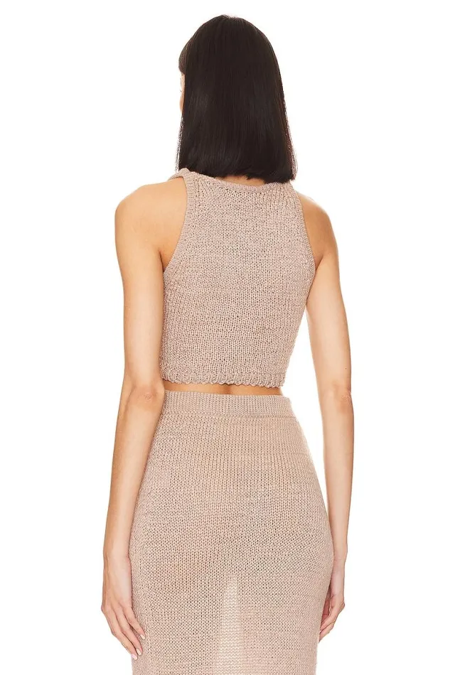 Joya Rosette Top Beige Women Lovers and Friends Tops
