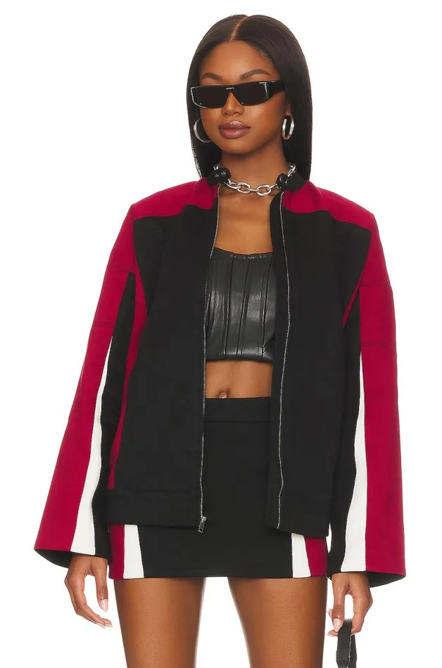 Julia Jacket Black and Red Women Lovers and Friends Jackets and Coats
