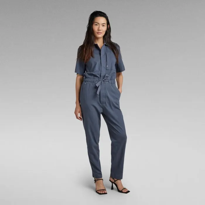 Jumpsuits Women GStar RAW Army Jersey Jumpsuit Fantem Blue