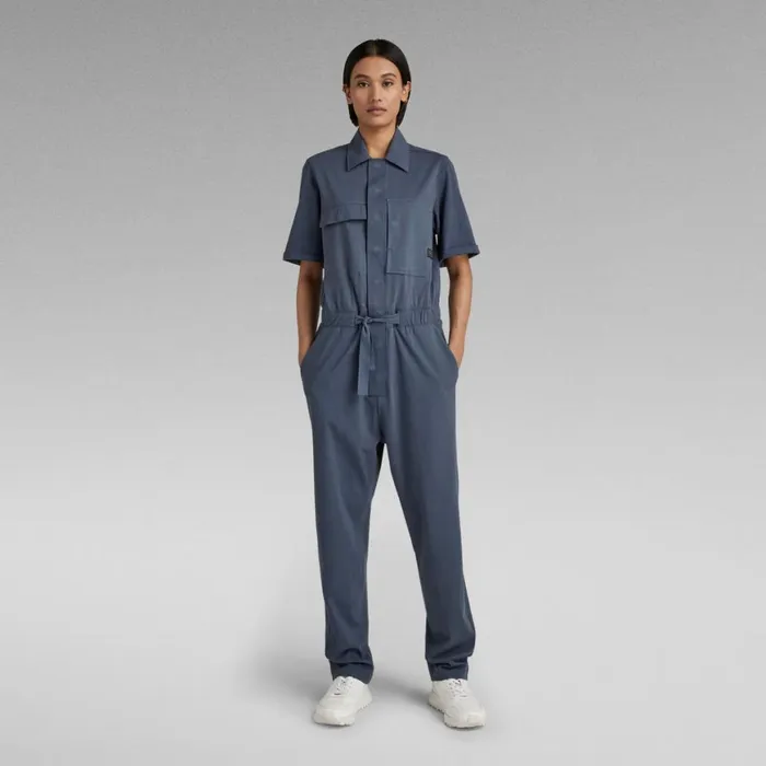 Jumpsuits Women GStar RAW Army Jersey Jumpsuit Fantem Blue