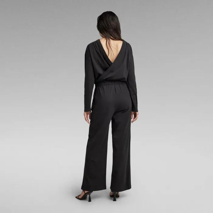 Jumpsuits Women GStar RAW Wide Leg Jumpsuit Dark Black