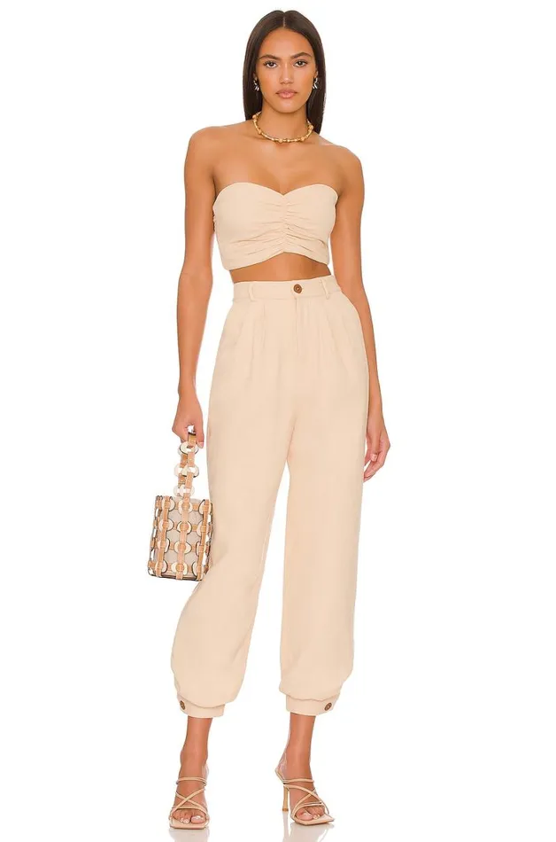 Kacey Pant Tan Women Lovers and Friends Pants