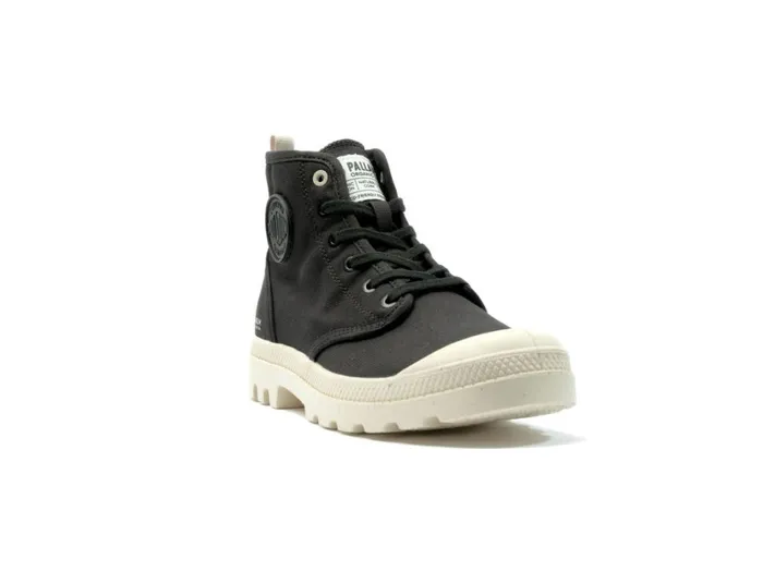 Kids Boots PALLADIUM PAMPA HI ZIP ORGANIC Black Kids Boots PALLADIUM PAMPA HI ZIP ORGANIC Black