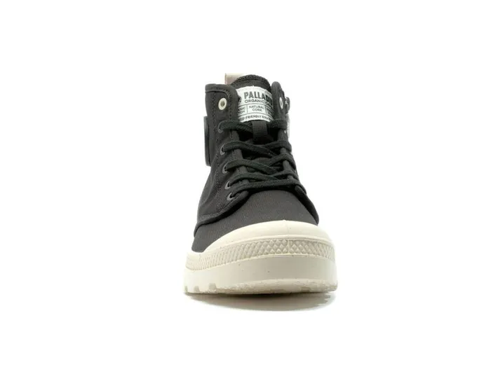 Kids Boots PALLADIUM PAMPA HI ZIP ORGANIC Black Kids Boots PALLADIUM PAMPA HI ZIP ORGANIC Black