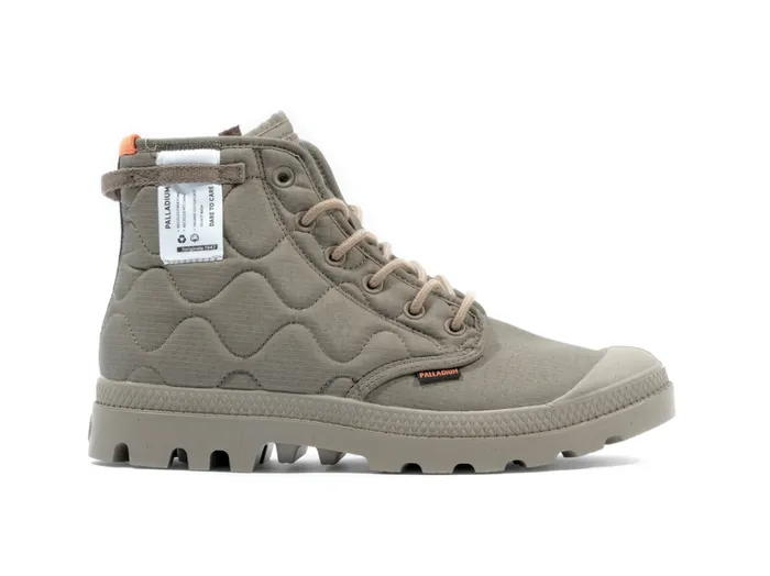 Kids Boots PALLADIUM PAMPA REQUILTED Military Olive