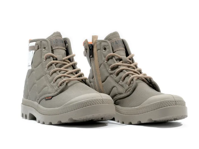 Kids Boots PALLADIUM PAMPA REQUILTED Military Olive Kids Boots PALLADIUM PAMPA REQUILTED Military Olive