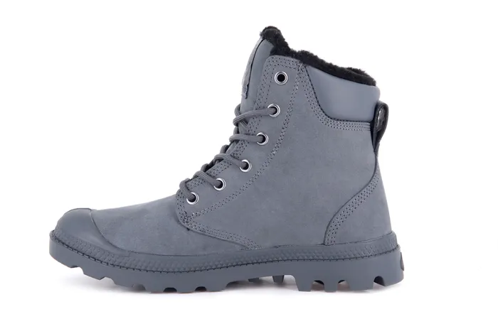 Kids Boots PALLADIUM PAMPA SPORT CUFF WPS Dark Shadow Kids Boots PALLADIUM PAMPA SPORT CUFF WPS Dark Shadow