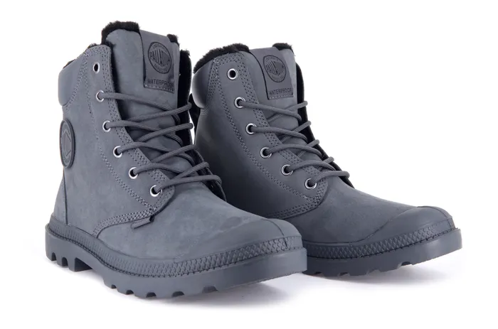Kids Boots PALLADIUM PAMPA SPORT CUFF WPS Dark Shadow Kids Boots PALLADIUM PAMPA SPORT CUFF WPS Dark Shadow