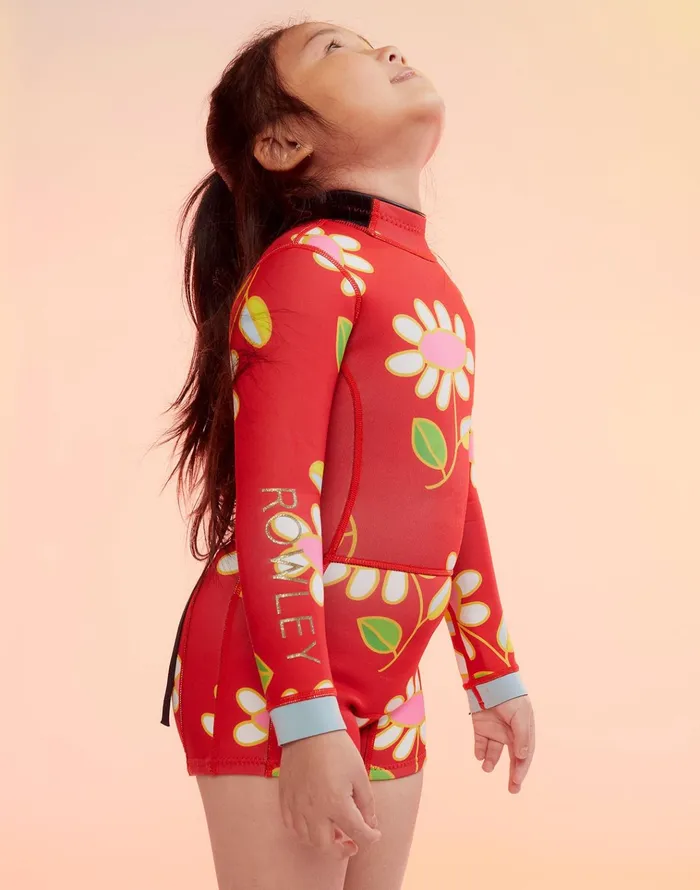 Kids Floral Wetsuit 8211 Red Women Cynthia Rowley Surf and Swim