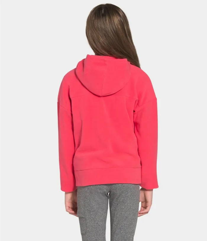 Kids Glacier Full Zip Hoodie Paradise Pink The North Face Tops
