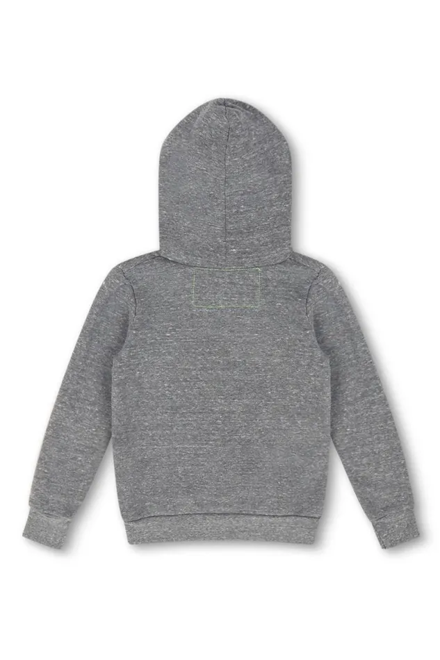 Kids Hoodies Aviator Nation Logo Stitch Pullover Hoodie 8211 Heather Grey