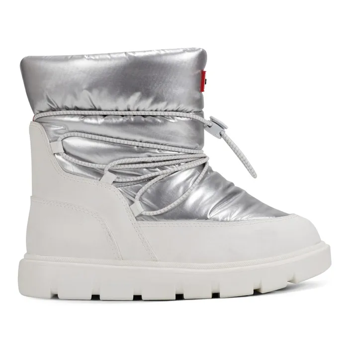 Kids Insulated and Snow Boots Hunter Boots Big Kids Cozy Lug Sole Insulated Waterproof Snow Boots Silver Kids Insulated and Snow Boots Hunter Boots Big Kids Cozy Lug Sole Insulated Waterproof Snow Boots Silver