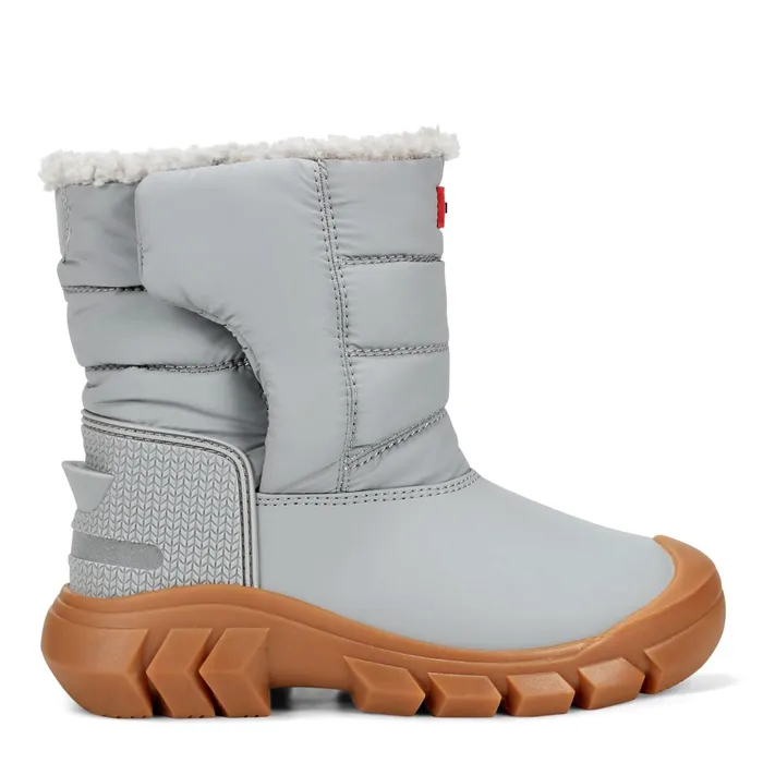 Kids Insulated and Snow Boots Hunter Boots Big Kids Intrepid Lug Sole Insulated Snow Boots Light Gray Kids Insulated and Snow Boots Hunter Boots Big Kids Intrepid Lug Sole Insulated Snow Boots Light Gray