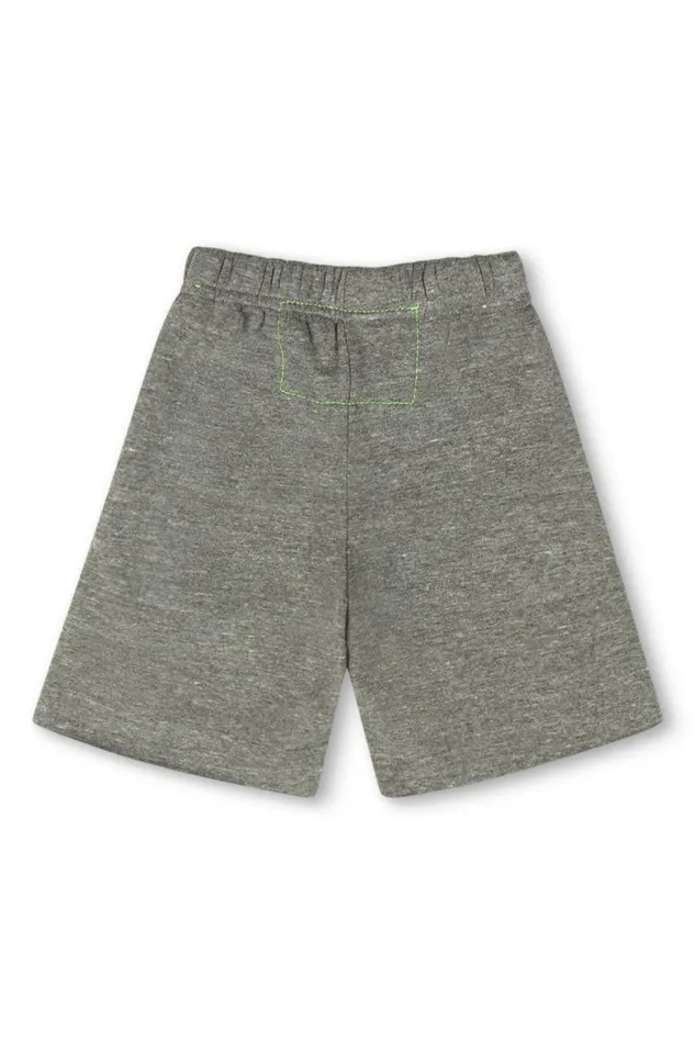 Kids Shorts Aviator Nation Smiley Sweatshorts 8211 Heather Grey