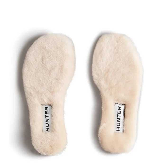Kids Socks and Accessories Hunter Boots Kids Shearling Insoles 8211 Hunter Boots Natural