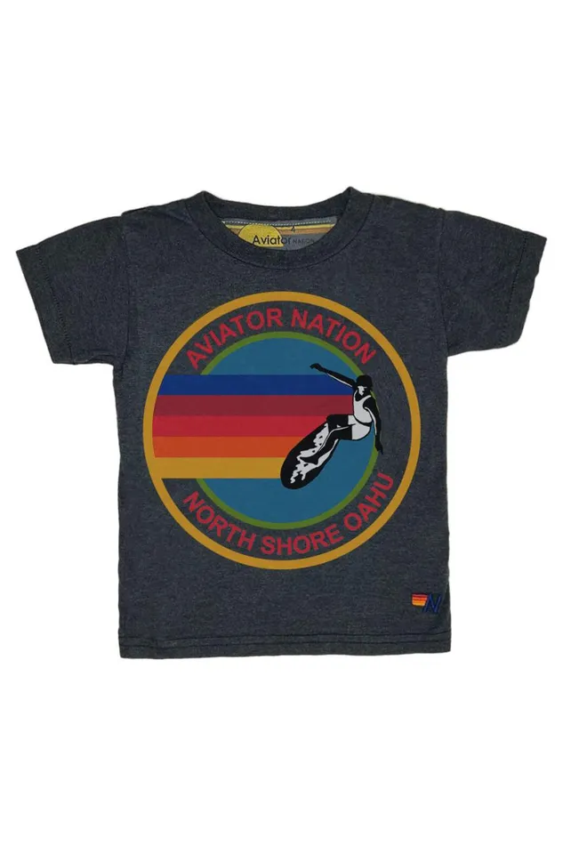Kids Tees Aviator Nation North Shore Tee 8211 Charcoal