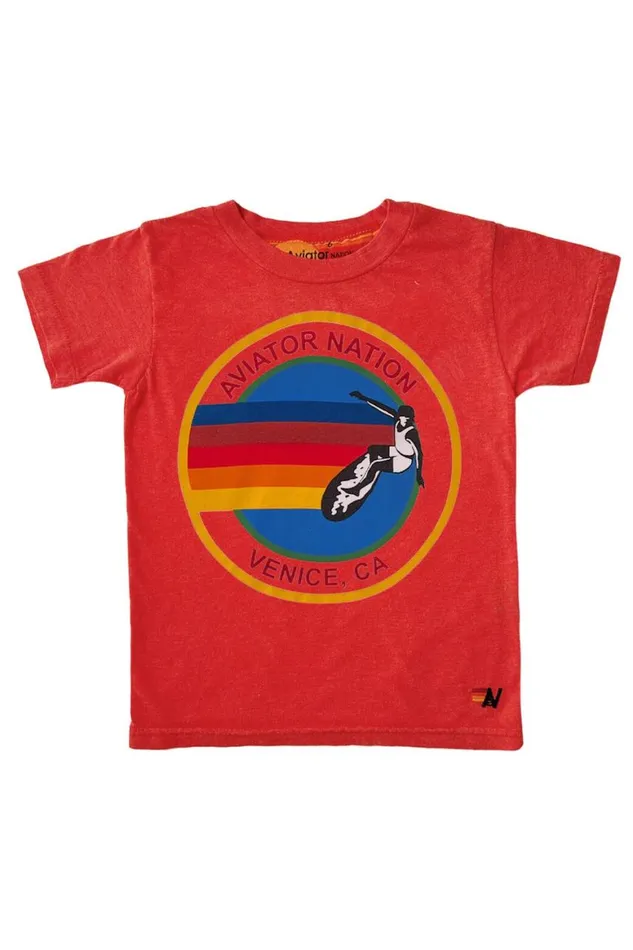 Kids Tees Aviator Nation Tee 8211 Red