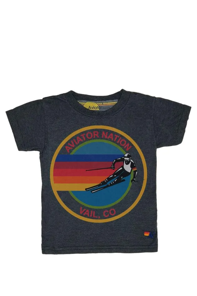 Kids Tees Aviator Nation Vail Tee 8211 Charcoal