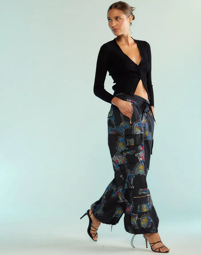 Kim Cargo Pants 8211 Blkmt Women Cynthia Rowley Bottoms