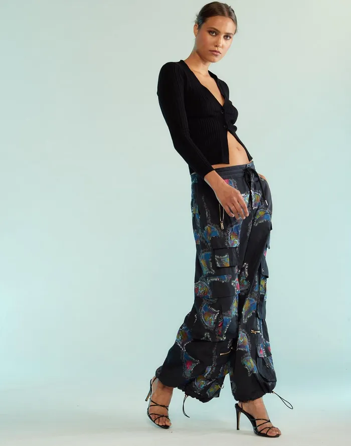 Kim Cargo Pants 8211 Blkmt Women Cynthia Rowley Bottoms
