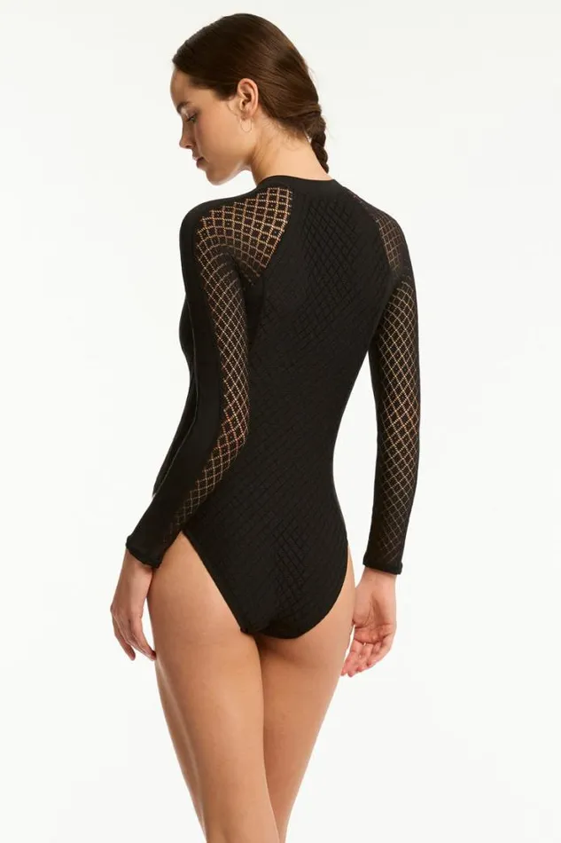 Lace Surf Suit Lace Women Sea Level Sustainable Swim