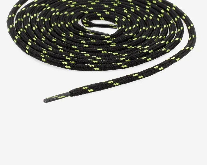 Laces and Accessories WomensMens P448 Shoelaces BlackLime