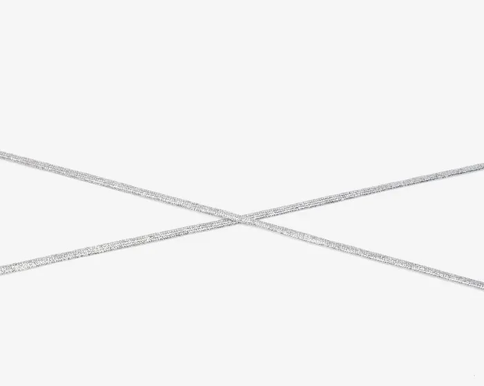 Laces and Accessories WomensMens P448 Shoelaces Silver