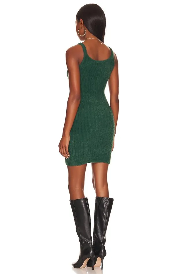Laina Mini Dress Dark Green Women Lovers and Friends Dresses