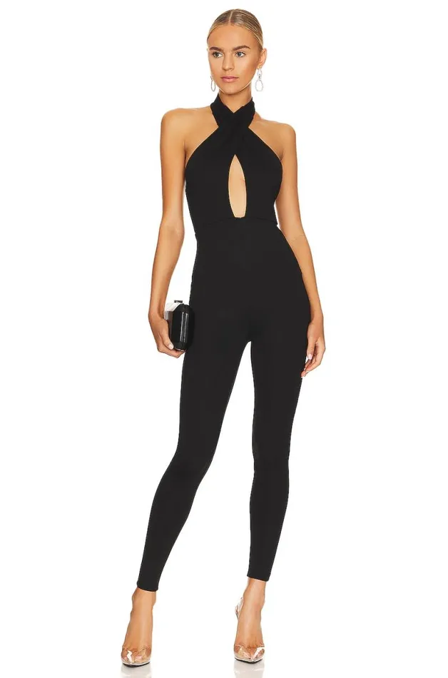 Lambui Jumpsuit Black Women Lovers and Friends Jumpsuits