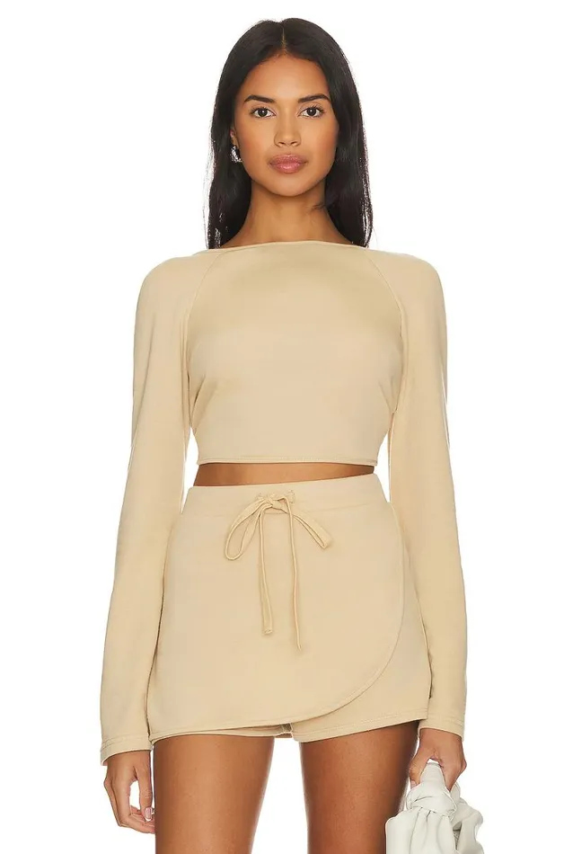 Langley Top Taupe Neutral Women Lovers and Friends Tops
