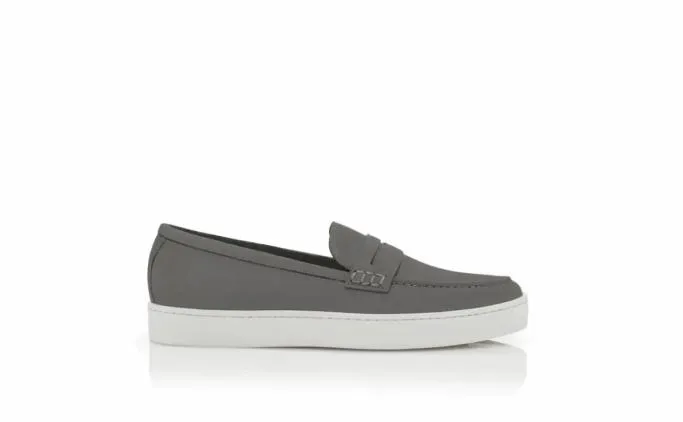 Loafers Men Manolo Blahnik ELLISGrey Suede Slip On Loafers Loafers Men Manolo Blahnik ELLISGrey Suede Slip On Loafers