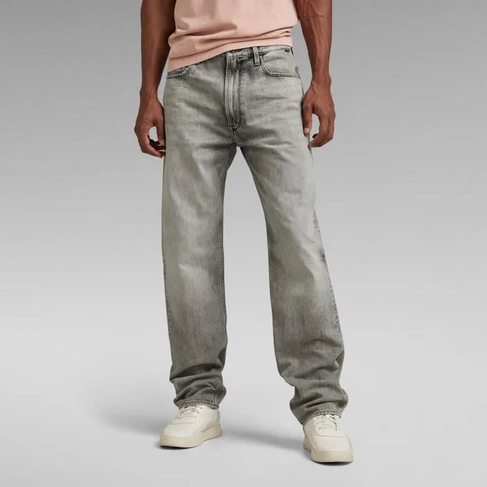 Loose Men GStar RAW Premium Type 49 Relaxed Straight Jeans Sun Faded Shell Grey Loose Men GStar RAW Premium Type 49 Relaxed Straight Jeans Sun Faded Shell Grey