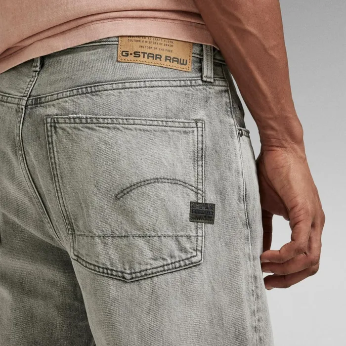 Loose Men GStar RAW Premium Type 49 Relaxed Straight Jeans Sun Faded Shell Grey